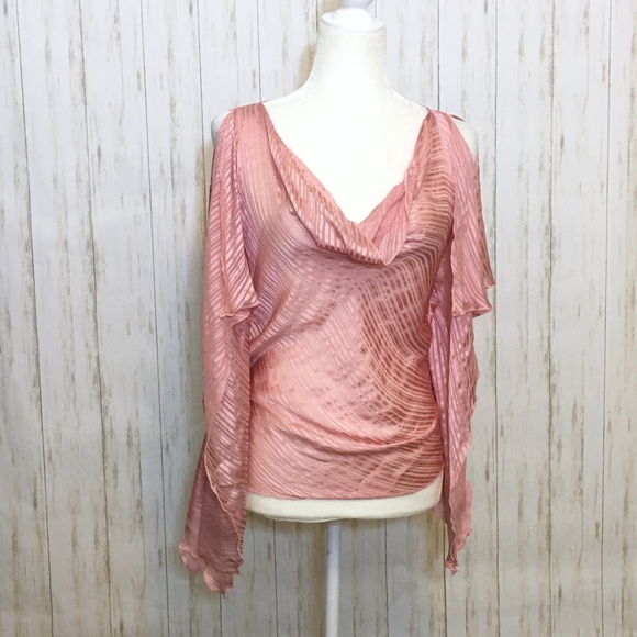 Laundry By Shelli Segal Tops - Laundry Shelli Segal Pink Silk Blouse